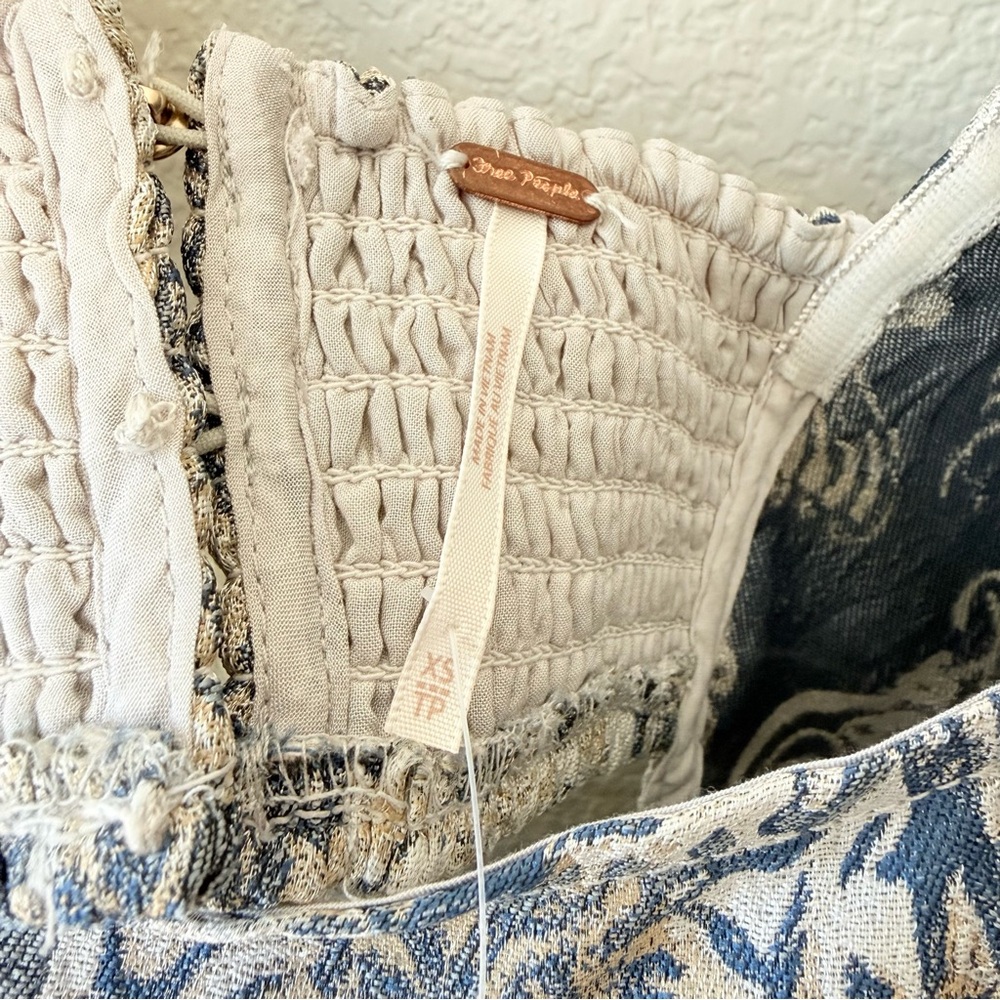 Free People Eloise Jacquard Blouse | Paisley | NWT Retails $168 | XS - Picture 7 of 12